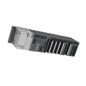 Figure 2: Technical layout and connection details for the Honeywell MLF-DC04C industrial automation component.