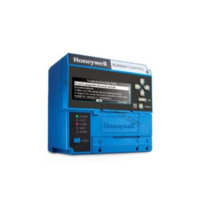 Figure 1: Front view of the Honeywell RM7800G1018 industrial automation component showing its physical design and enclosure.