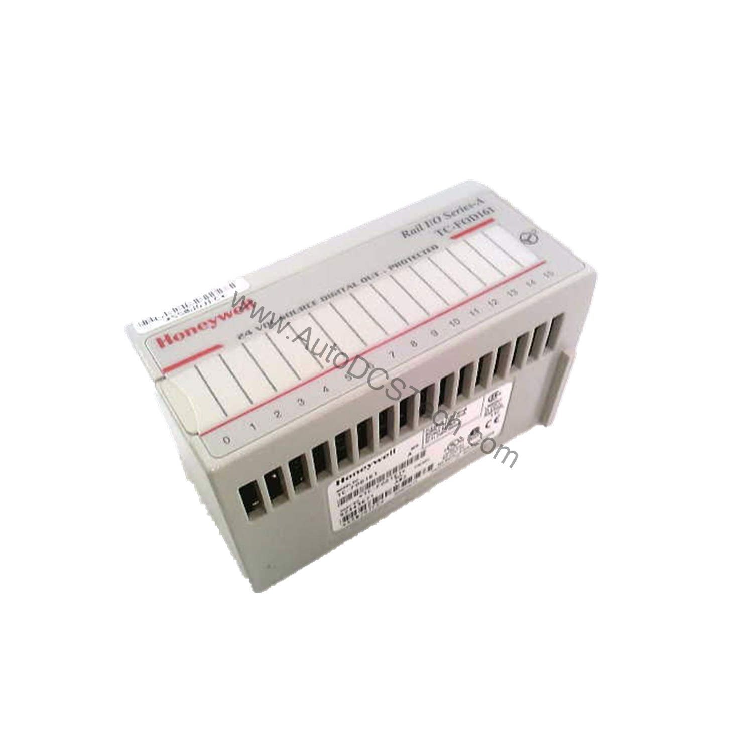 Figure 1: Front view of the Honeywell TC-FID161 industrial automation component showing its physical design and enclosure.