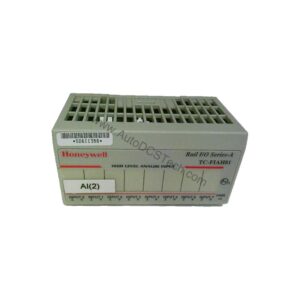 Figure 1: Front view of the Honeywell TC-FIL081 industrial automation component showing its physical design and enclosure.