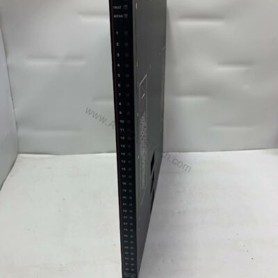 Figure 1: Front view of the Triconex 3503E industrial automation component showing its physical design and enclosure.
