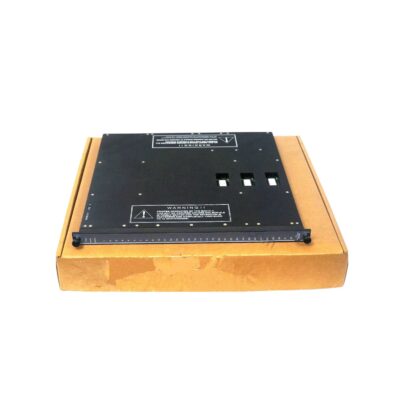 Figure 1: Front view of the Triconex 3636R industrial automation component showing its physical design and enclosure.