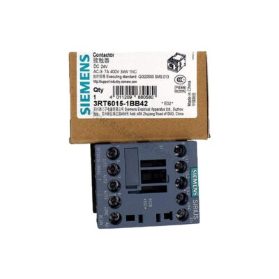 3RT6015-1BB42 7A 3kW 24V DC Contactor - 3RT6015-1BB42