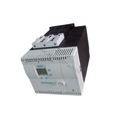 Figure 2: Technical layout and connection details for the Siemens 3RW4424-1BC44 industrial automation component.