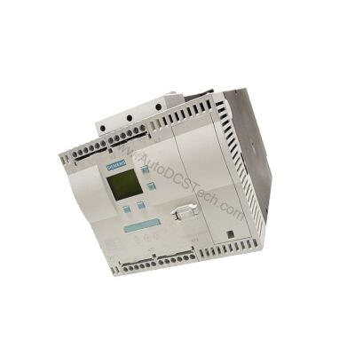 Figure 2: Technical layout and connection details for the Siemens 3RW4435-6BC44 industrial automation component.