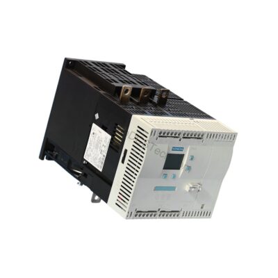 Figure 2: Technical layout and connection details for the Siemens 3RW4436-6BC44 industrial automation component.