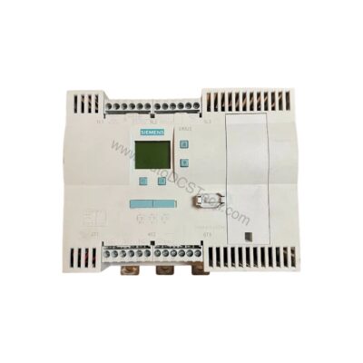 Figure 1: Front view of the Siemens 3RW4446-6BC44 industrial automation component showing its physical design and enclosure.