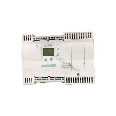 Figure 1: Front view of the Siemens 3RW4456-6BC44 industrial automation component showing its physical design and enclosure.