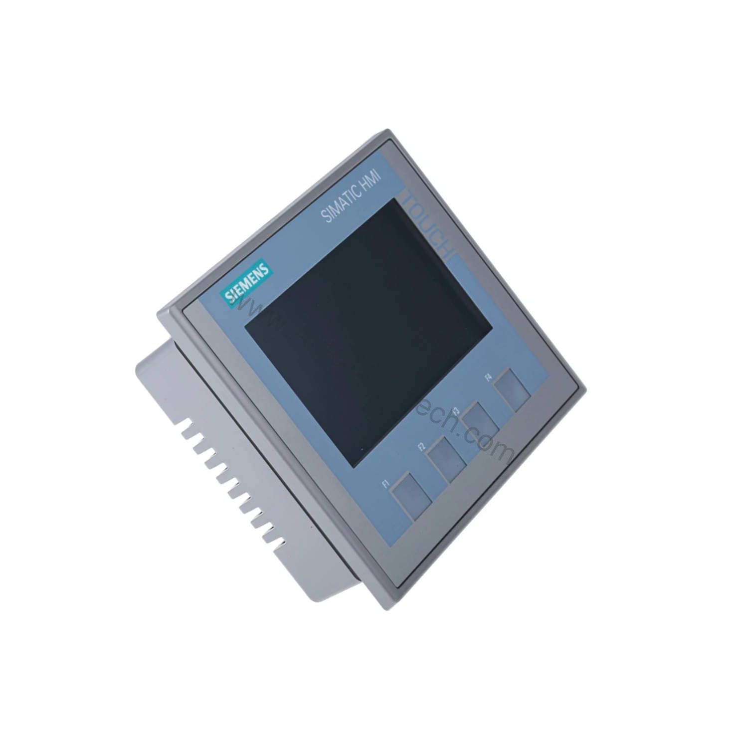 Figure 2: Technical layout and connection details for the Siemens 6AV2123-2DB03-0AX0 industrial automation component.