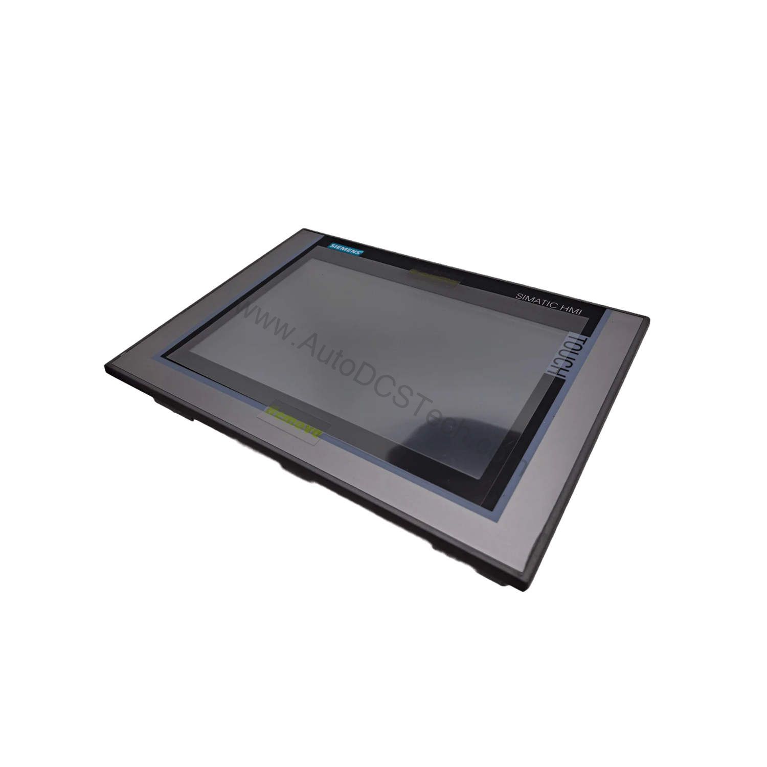 Figure 1: Front view of the Siemens 6AV2124-0JC01-0AX0 industrial automation component showing its physical design and enclosure.
