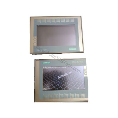 Figure 2: Technical layout and connection details for the Siemens 6AV2124-0XC02-0AX1 industrial automation component.