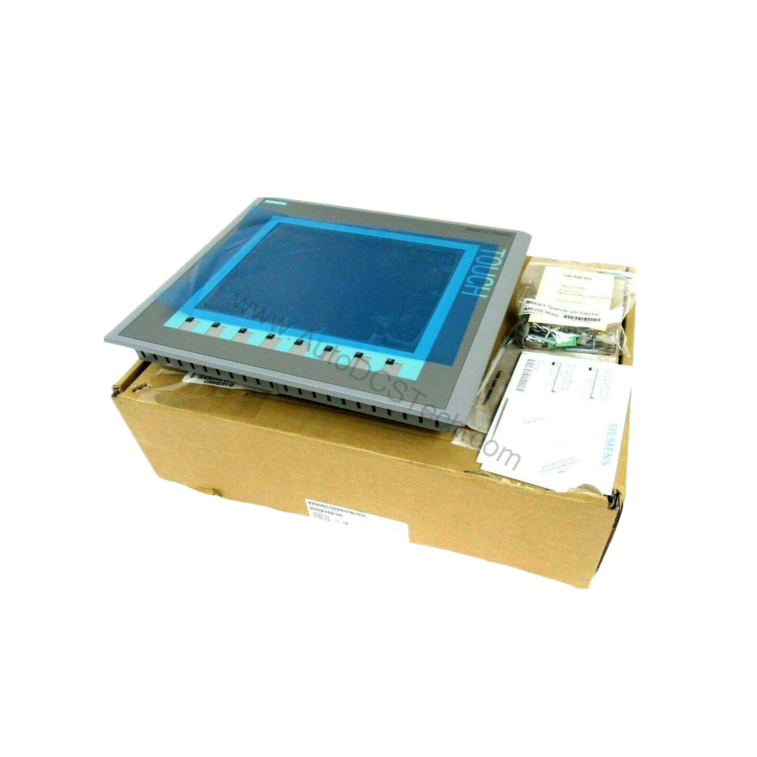 Figure 1: Front view of the Siemens 6AV6647-0AF11-3AX0 industrial automation component showing its physical design and enclosure.
