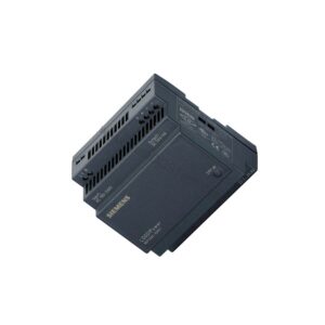 Figure 2: Technical layout and connection details for the Siemens 6EP1332-2BA20 industrial automation component.