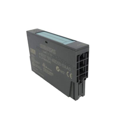 Figure 1: Front view of the Siemens 6ES7131-4BD00-0AA0 industrial automation component showing its physical design and enclosure.