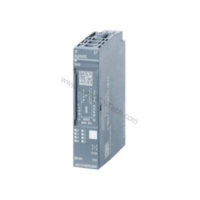 Figure 1: Front view of the Siemens 6ES7132-6BF01-0BA0 industrial automation component showing its physical design and enclosure.