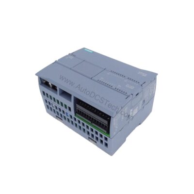 Figure 1: Front view of the Siemens 6ES7215-1BG40-0XB0 industrial automation component showing its physical design and enclosure.