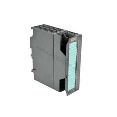 Figure 1: Front view of the Siemens 6ES7398-8FA10-8AA0 industrial automation component showing its physical design and enclosure.
