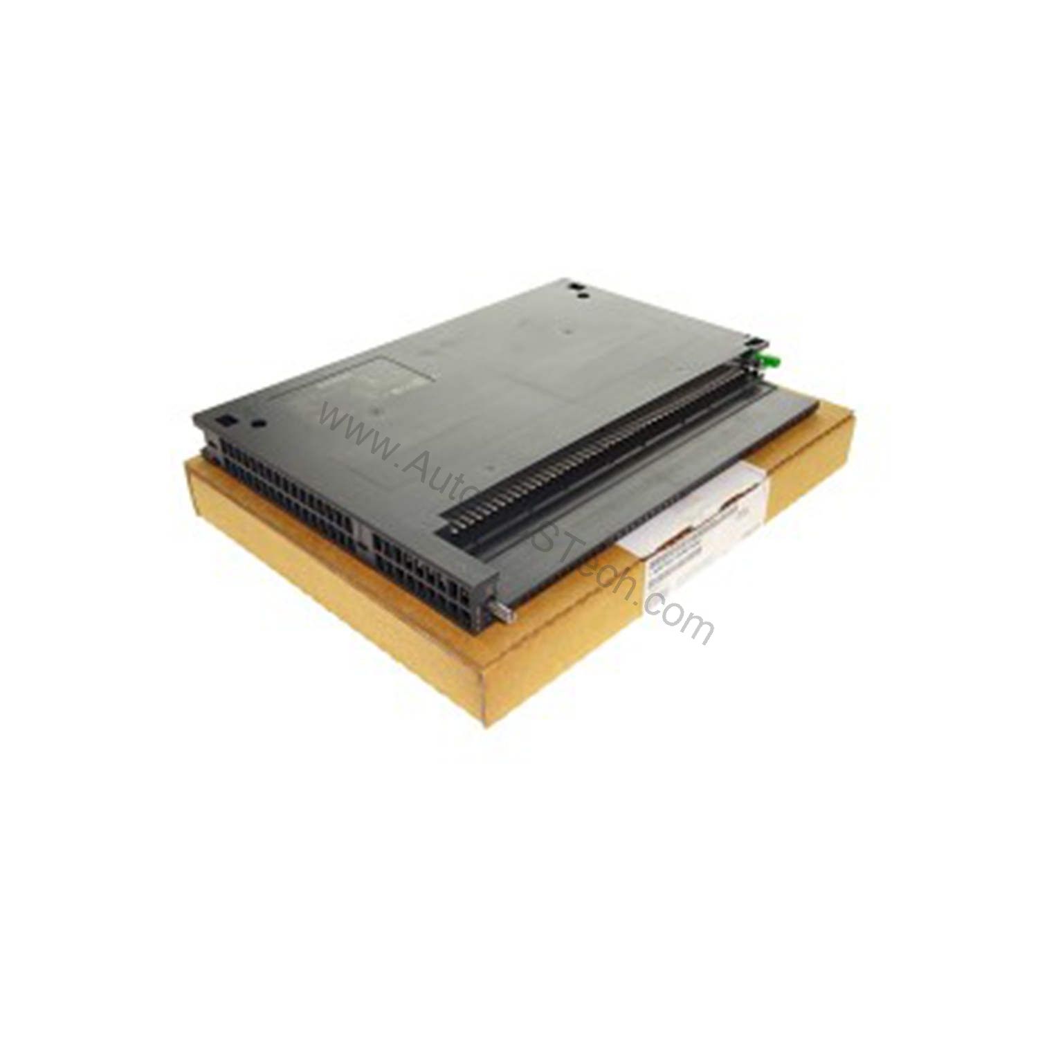 Figure 1: Front view of the Siemens 6ES7432-1HF00-0AB0 industrial automation component showing its physical design and enclosure.