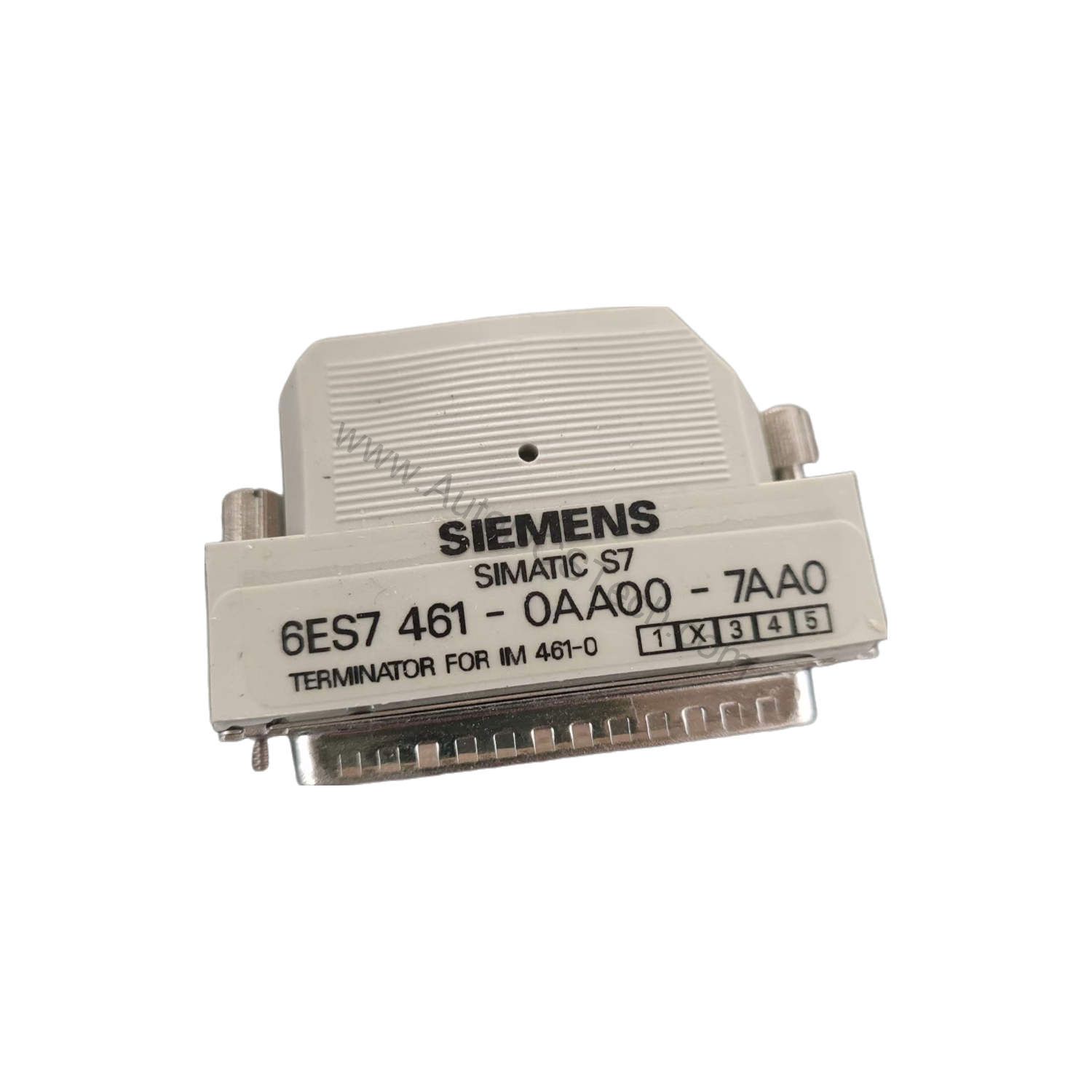 Figure 1: Front view of the Siemens 6ES7461-1BA01-0AA0 industrial automation component showing its physical design and enclosure.