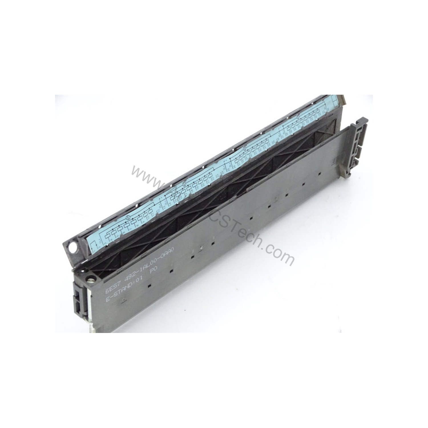 Figure 1: Front view of the Siemens 6ES7492-1AL00-0AA0 industrial automation component showing its physical design and enclosure.