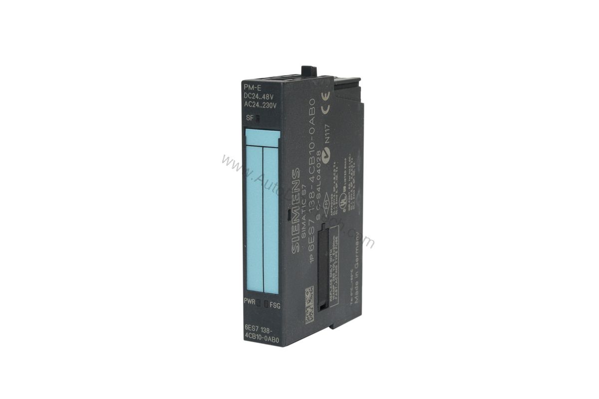 Figure 1: Front view of the Siemens 6ES7507-0RA00-0AB0 industrial automation component showing its physical design and enclosure.