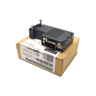Figure 1: Front view of the Siemens 6ES7972-0BA12-0XA0 industrial automation component showing its physical design and enclosure.