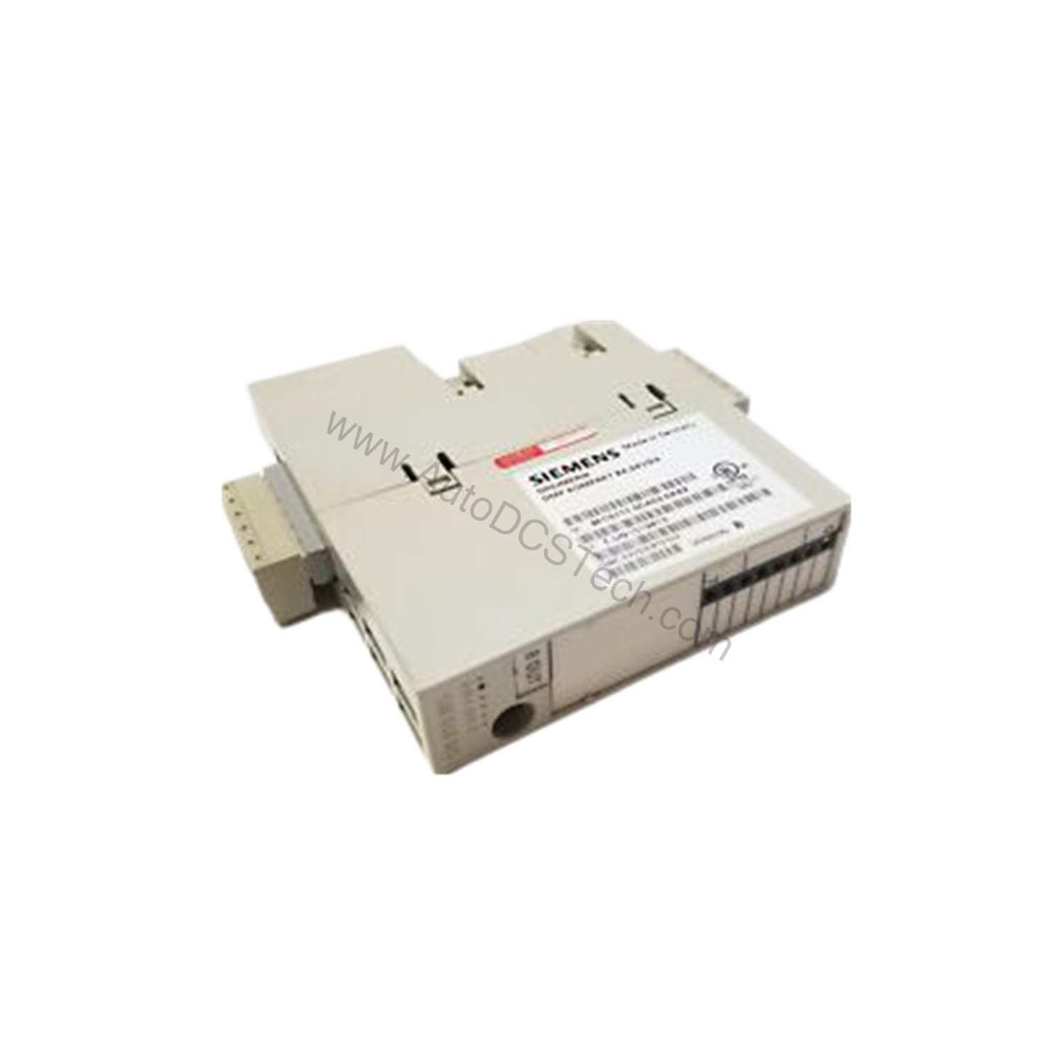 Figure 1: Front view of the Siemens 6FC5111-0CA03-0AA2 industrial automation component showing its physical design and enclosure.