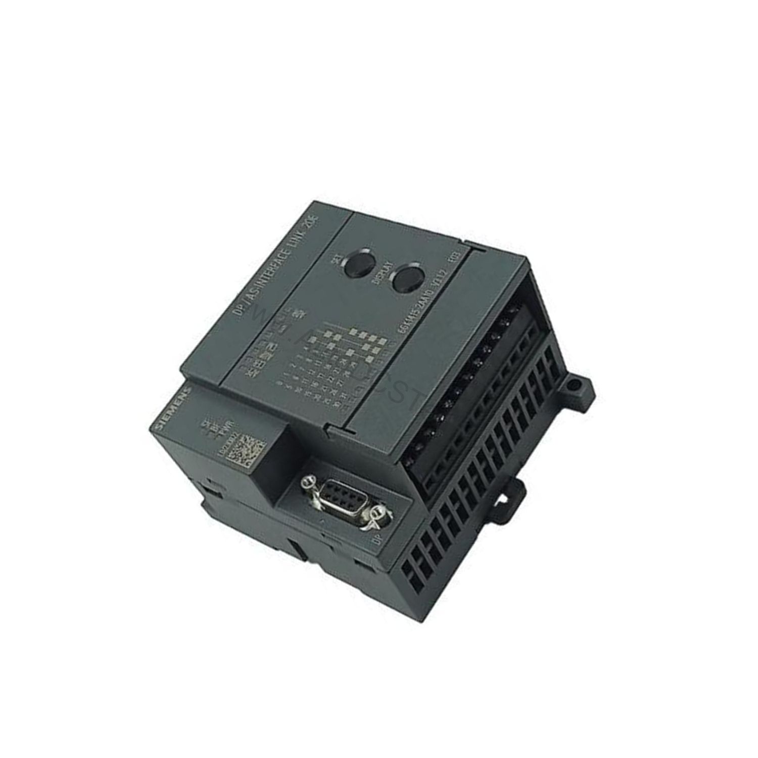 Figure 2: Technical layout and connection details for the Siemens 6GK1415-2AA10 industrial automation component.
