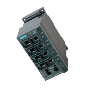 Figure 2: Technical layout and connection details for the Siemens 6GK5602-0BA10-2AA3 industrial automation component.