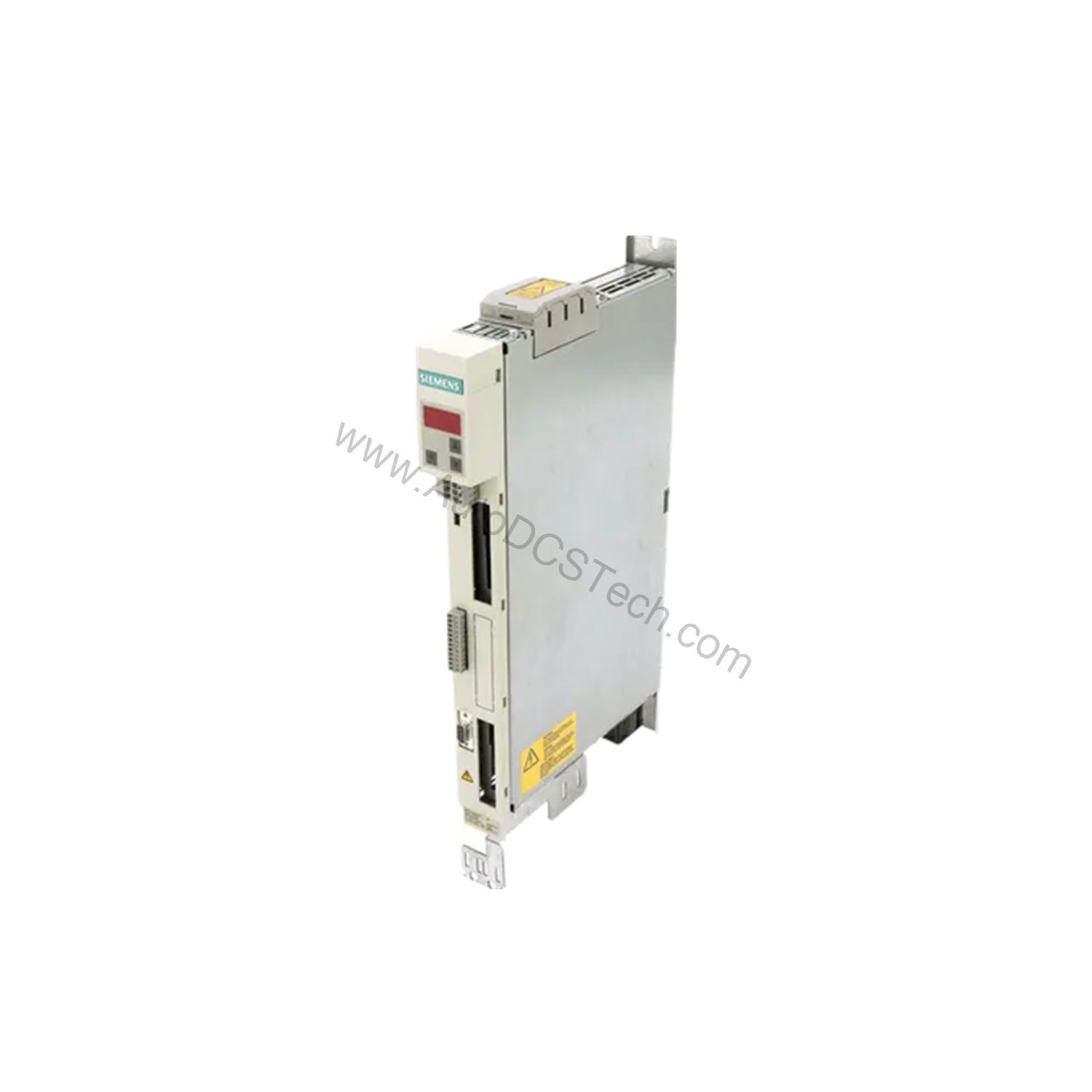 Figure 2: Technical layout and connection details for the Siemens 6SE7011-5EP70-Z industrial automation component.
