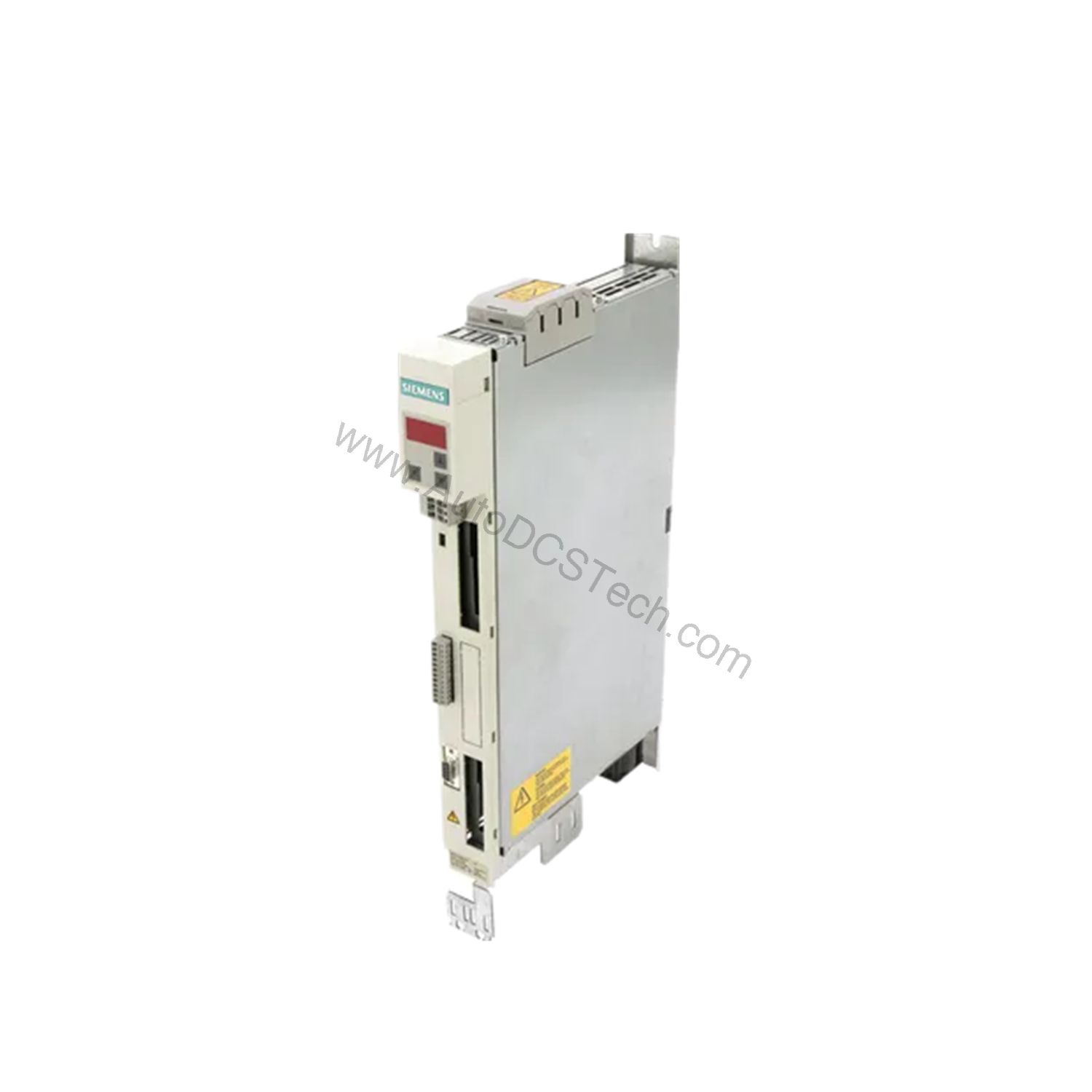 Figure 1: Front view of the Siemens 6SE7012-0TP50-Z industrial automation component showing its physical design and enclosure.