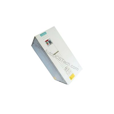 Figure 2: Technical layout and connection details for the Siemens 6SE7036-1EE85-0AA0 industrial automation component.