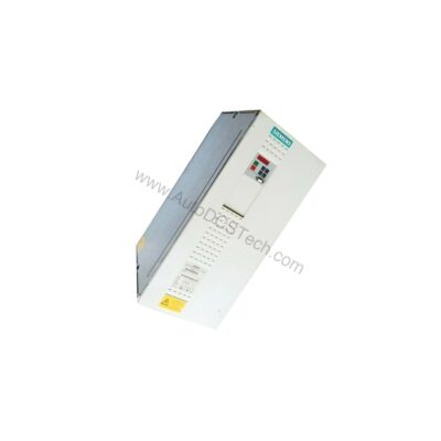 Figure 1: Front view of the Siemens 6SE7036-1EE85-0AA0 industrial automation component showing its physical design and enclosure.