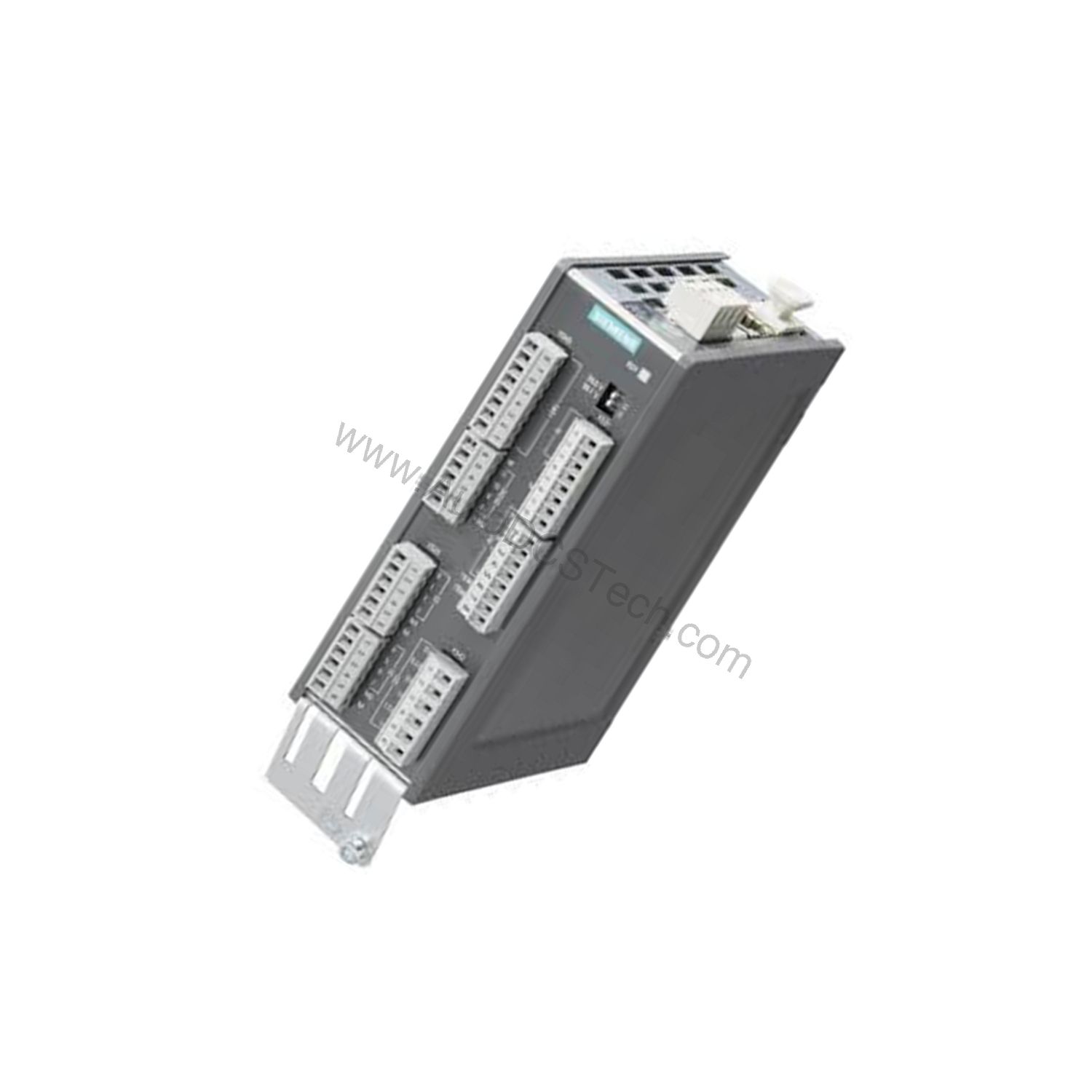 Figure 2: Technical layout and connection details for the Siemens 6SL3055-0AA00-3AA1 industrial automation component.