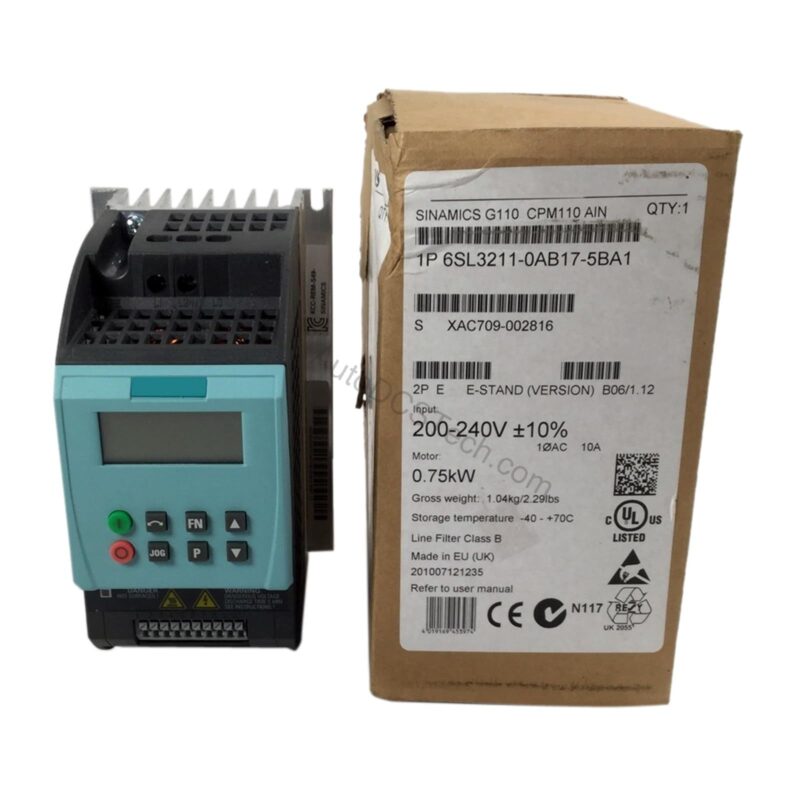 6SL3211-0AB17-5BA1 0.75 kW SINAMICS AC Drive