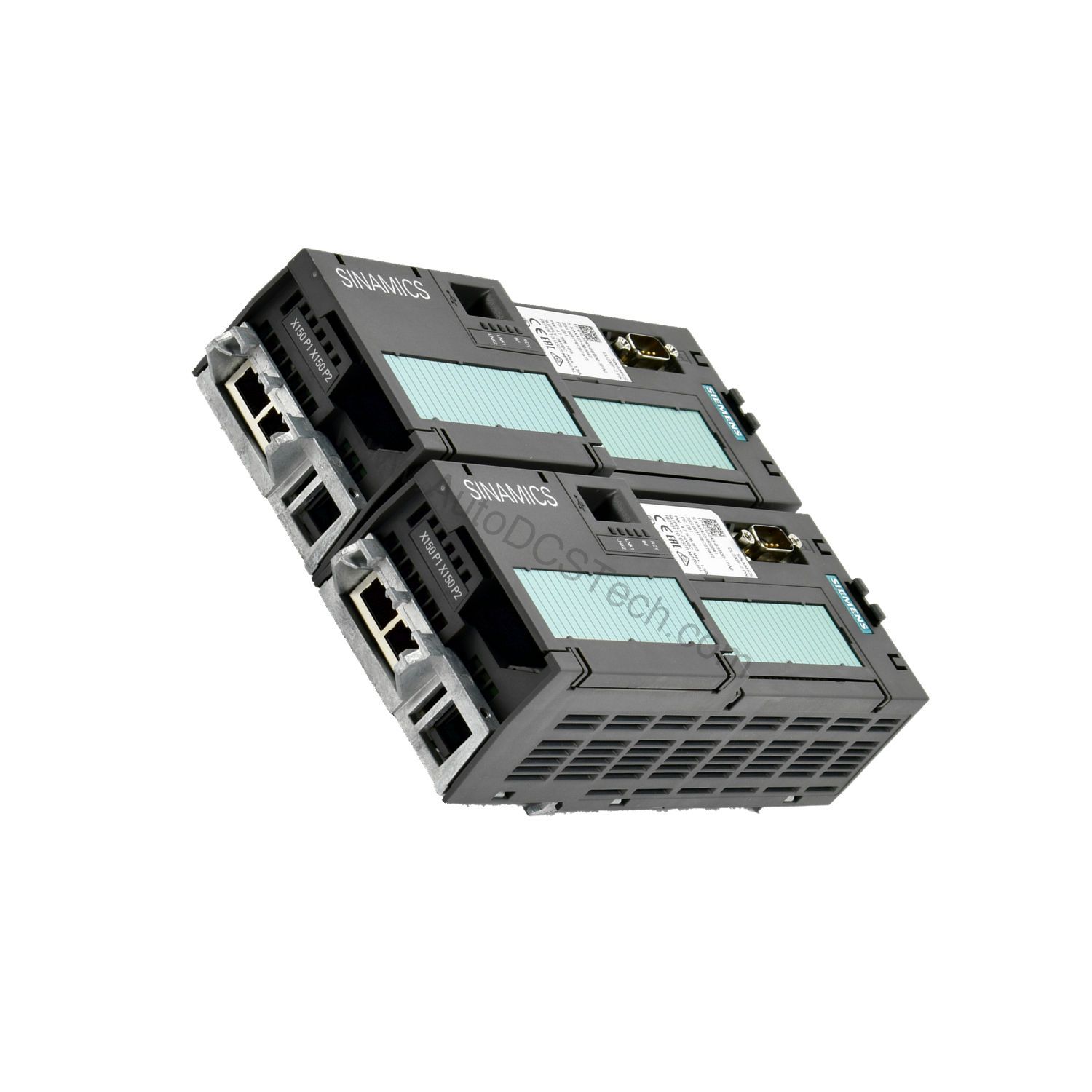 Figure 2: Technical layout and connection details for the Siemens 6SL3243-0BB30-1FA0 industrial automation component.