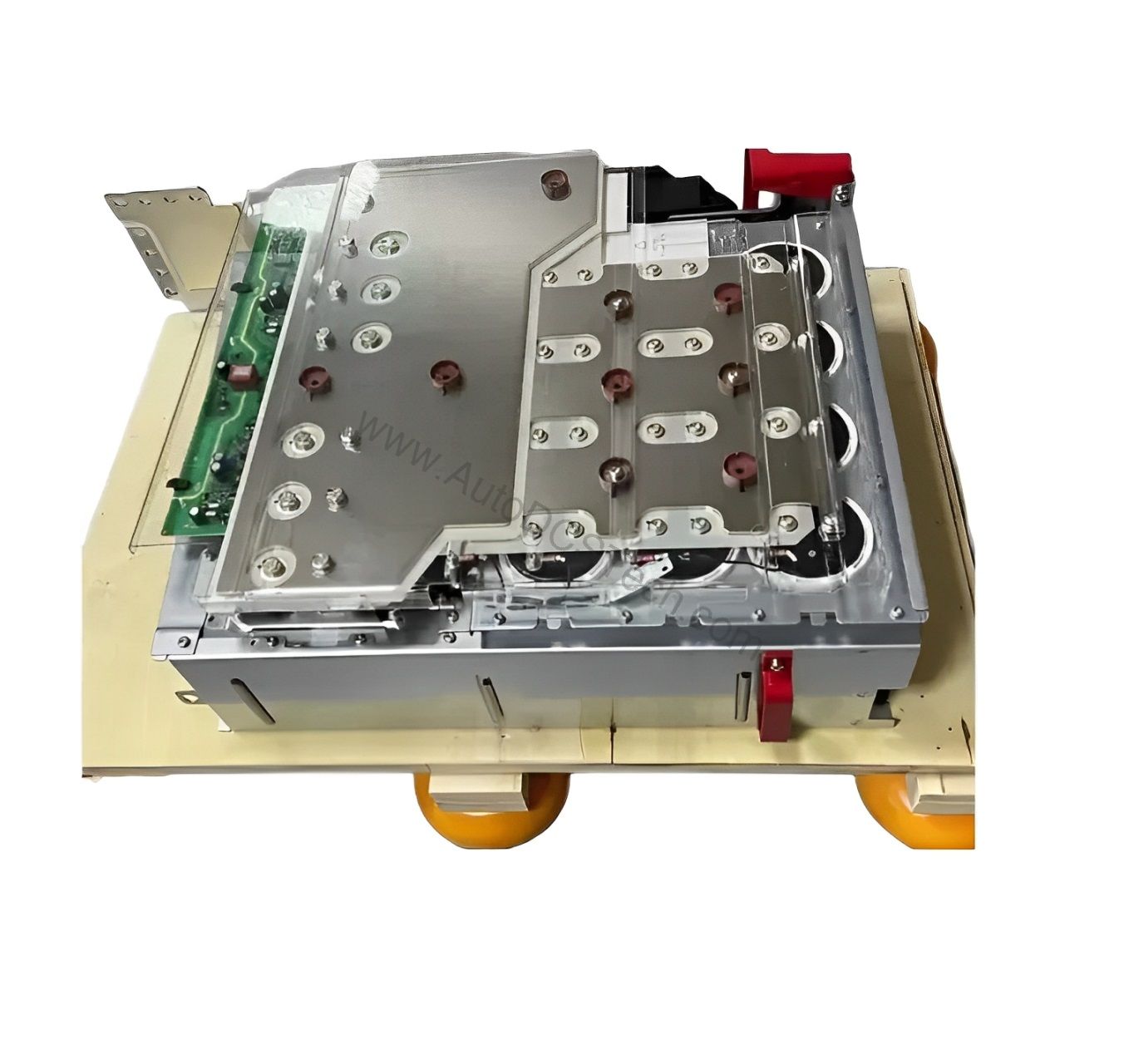 Figure 1: Front view of the Siemens 6SL3352-1AG35-8BA1 industrial automation component showing its physical design and enclosure.