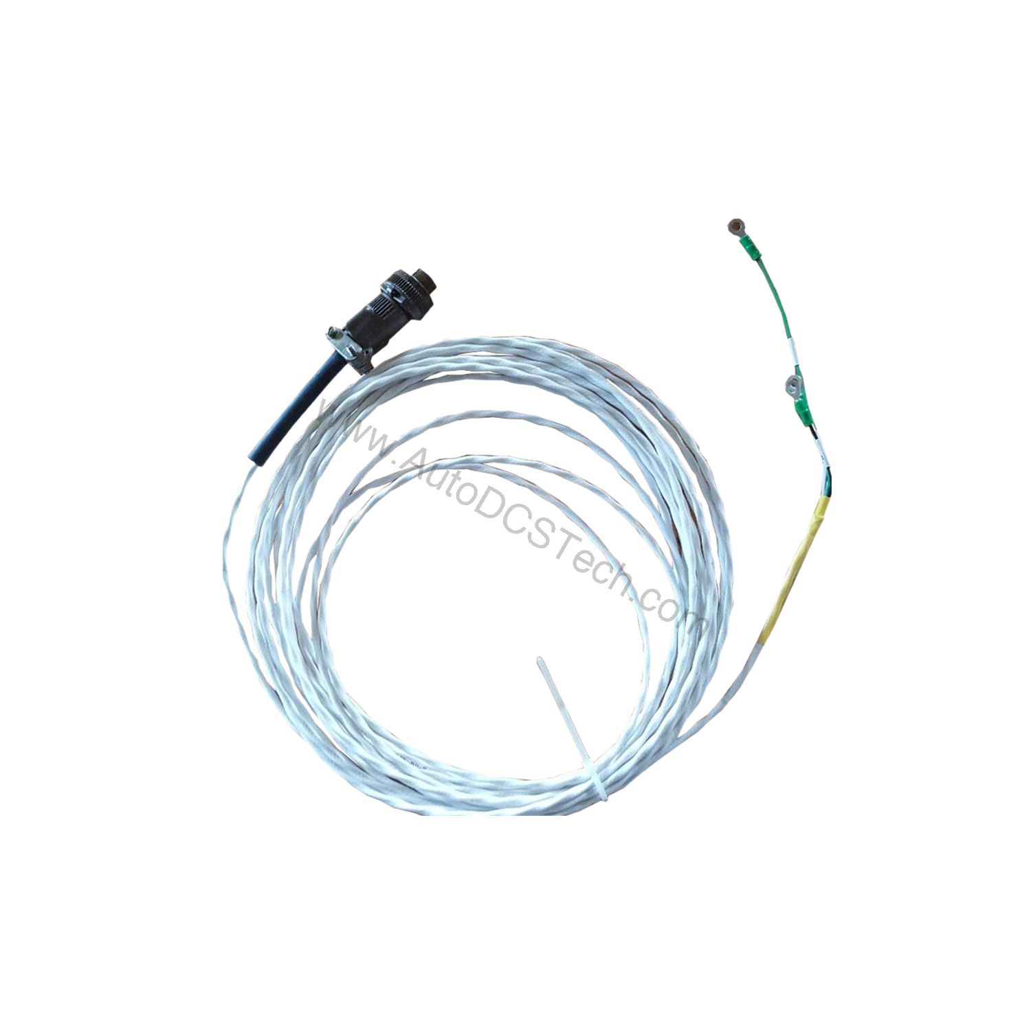 Figure 2: Technical layout and connection details for the Bently Nevada 9571-20 industrial automation component.