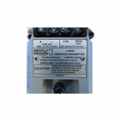 Figure 1: Front view of the Bently Nevada 990-04-50-01-05 industrial automation component showing its physical design and enclosure.