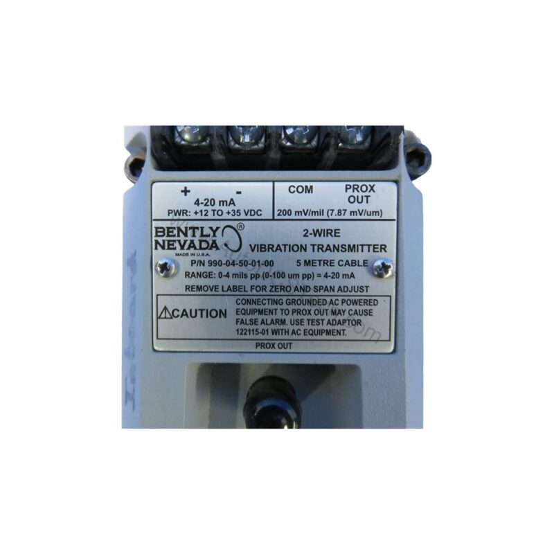 990-04-50-02-CN 0-4 mils pp Bently Nevada Vibration Transmitter