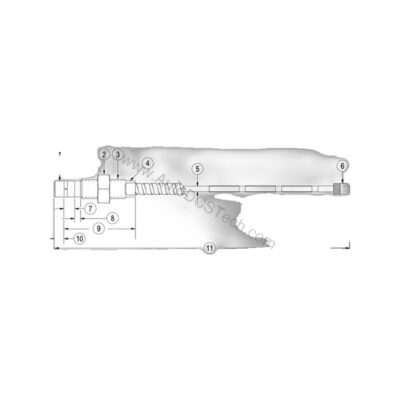 Figure 1: Front view of the ProSoft PRO-P3A1N industrial automation component showing its physical design and enclosure.