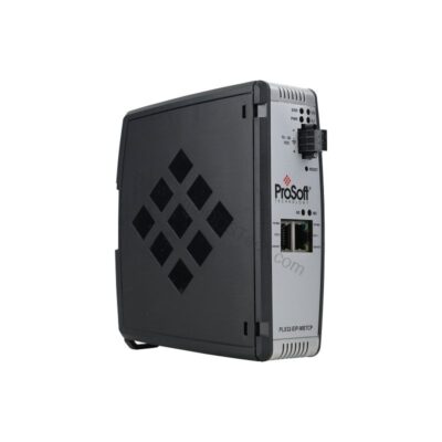 Figure 1: Front view of the ProSoft ProSoft PLX32-EIP-PND industrial automation component showing its physical design and enclosure.