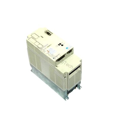 Figure 1: Front view of the Yaskawa SGDB-10ADG industrial automation component showing its physical design and enclosure.
