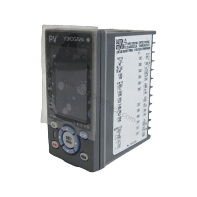 Figure 1: Front view of the Yokogawa UT32A-000-11-00 industrial automation component showing its physical design and enclosure.