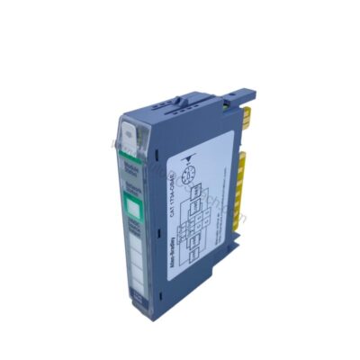 Figure 1: Front view of the Allen-Bradley 1734-OB2E industrial automation component showing its physical design and enclosure.