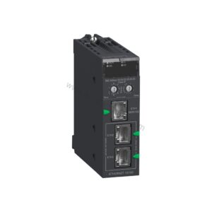 Figure 2: Technical layout and connection details for the Schneider Electric BMECRA31210 industrial automation component.