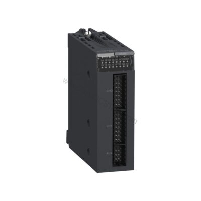 Figure 1: Front view of the Schneider Electric BMXEHC0200 industrial automation component showing its physical design and enclosure.