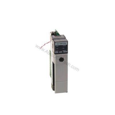 Figure 1: Front view of the Allen-Bradley 1747-L542/B industrial automation component showing its physical design and enclosure.