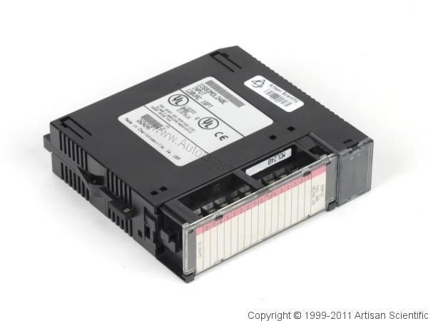 Figure 1: Front view of the GE IC693MDL240G industrial automation component showing its physical design and enclosure.