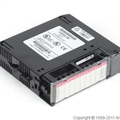 Figure 1: Front view of the GE IC693MDL330F industrial automation component showing its physical design and enclosure.